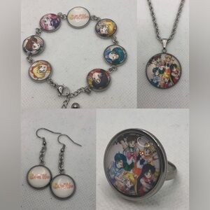 New Jewelry Drop!!! Sailor Moon jewelry set